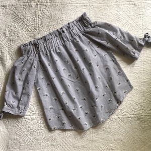 🌥 Sweet Striped Ruffle Dandelion Top ☁️